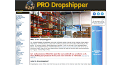 Desktop Screenshot of prodropshipper.com